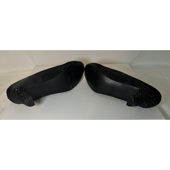 Badgley Mischka Glitter Heel Dress Shoes GIRLS SIZE 5‎ - Picture 8 of 8